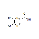 6-Bromo-5-chloropyrazine-2-carboxylic Acid