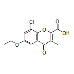 8-Chloro-6-ethoxy-3-methyl-4-oxo-4H-chromene-2-carboxylic Acid