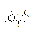 8-Chloro-3,6-dimethyl-4-oxo-4H-chromene-2-carboxylic Acid