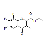 Ethyl 6,7,8-Trifluoro-3-methyl-4-oxo-4H-chromene-2-carboxylate
