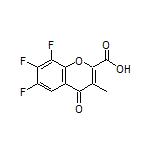 6,7,8-Trifluoro-3-methyl-4-oxo-4H-chromene-2-carboxylic Acid
