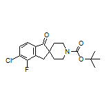1’-Boc-5-chloro-4-fluoro-1-oxo-1,3-dihydrospiro[indene-2,4’-piperidine]