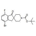 1’-Boc-4-bromo-7-fluoro-1-oxo-1,3-dihydrospiro[indene-2,4’-piperidine]