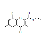 Ethyl 8-Fluoro-3,6-dimethyl-4-oxo-4H-chromene-2-carboxylate