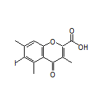 6-Iodo-3,5,7-trimethyl-4-oxo-4H-chromene-2-carboxylic Acid