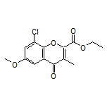 Ethyl 8-Chloro-6-methoxy-3-methyl-4-oxo-4H-chromene-2-carboxylate