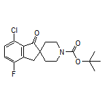 1’-Boc-7-chloro-4-fluoro-1-oxo-1,3-dihydrospiro[indene-2,4’-piperidine]