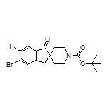 1’-Boc-5-bromo-6-fluoro-1-oxo-1,3-dihydrospiro[indene-2,4’-piperidine]