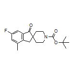 1’-Boc-6-fluoro-4-methyl-1-oxo-1,3-dihydrospiro[indene-2,4’-piperidine]