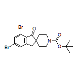 1’-Boc-5,7-dibromo-1-oxo-1,3-dihydrospiro[indene-2,4’-piperidine]