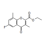 Ethyl 6-Fluoro-3,8-dimethyl-4-oxo-4H-chromene-2-carboxylate