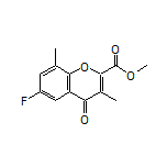 Methyl 6-Fluoro-3,8-dimethyl-4-oxo-4H-chromene-2-carboxylate