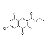 Ethyl 6-Chloro-8-fluoro-3-methyl-4-oxo-4H-chromene-2-carboxylate