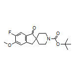 1’-Boc-6-fluoro-5-methoxy-1-oxo-1,3-dihydrospiro[indene-2,4’-piperidine]