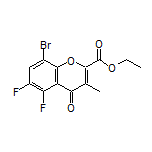 Ethyl 8-Bromo-5,6-difluoro-3-methyl-4-oxo-4H-chromene-2-carboxylate