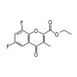 Ethyl 6,8-Difluoro-3-methyl-4-oxo-4H-chromene-2-carboxylate