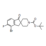 1’-Boc-4-bromo-5-fluoro-1-oxo-1,3-dihydrospiro[indene-2,4’-piperidine]