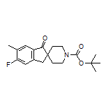 1’-Boc-5-fluoro-6-methyl-1-oxo-1,3-dihydrospiro[indene-2,4’-piperidine]
