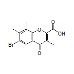 6-Bromo-3,7,8-trimethyl-4-oxo-4H-chromene-2-carboxylic Acid