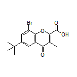 8-Bromo-6-(tert-butyl)-3-methyl-4-oxo-4H-chromene-2-carboxylic Acid