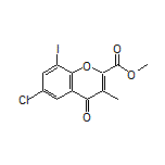 Methyl 6-Chloro-8-iodo-3-methyl-4-oxo-4H-chromene-2-carboxylate