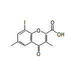 8-Iodo-3,6-dimethyl-4-oxo-4H-chromene-2-carboxylic Acid