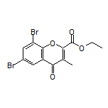 Ethyl 6,8-Dibromo-3-methyl-4-oxo-4H-chromene-2-carboxylate