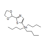 2-(1,3-Dioxolan-2-yl)-5-(tributylstannyl)thiazole