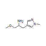 1-Methoxy-3-(1-methyl-4-pyrazolyl)-2-propanamine