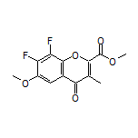 Methyl 7,8-Difluoro-6-methoxy-3-methyl-4-oxo-4H-chromene-2-carboxylate