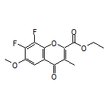Ethyl 7,8-Difluoro-6-methoxy-3-methyl-4-oxo-4H-chromene-2-carboxylate
