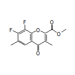 Methyl 7,8-Difluoro-3,6-dimethyl-4-oxo-4H-chromene-2-carboxylate