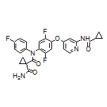 N-[4-[[2-(Cyclopropanecarboxamido)-4-pyridyl]oxy]-2,5-difluorophenyl]-N-(4-fluorophenyl)cyclopropane-1,1-dicarboxamide
