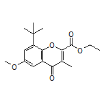 Ethyl 8-(tert-Butyl)-6-methoxy-3-methyl-4-oxo-4H-chromene-2-carboxylate