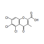 5,6,7-Trichloro-3-methyl-4-oxo-4H-chromene-2-carboxylic Acid