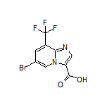 6-Bromo-8-(trifluoromethyl)imidazo[1,2-a]pyridine-3-carboxylic Acid