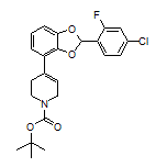 1-Boc-4-[2-(4-chloro-2-fluorophenyl)benzo[d][1,3]dioxol-4-yl]-1,2,3,6-tetrahydropyridine