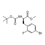 Methyl (R)-3-(4-Bromo-2-fluorophenyl)-2-(Boc-amino)propanoate