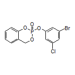 2-(3-Bromo-5-chlorophenoxy)-4H-benzo[d][1,3,2]dioxaphosphinine 2-Oxide