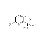(R)-2-Bromo-7-ethyl-6,7-dihydro-5H-cyclopenta[b]pyridin-7-ol