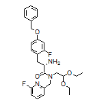 (S)-2-Amino-3-[4-(benzyloxy)-2-fluorophenyl]-N-(2,2-diethoxyethyl)-N-[(6-fluoro-2-pyridyl)methyl]propanamide