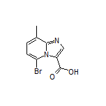 5-Bromo-8-methylimidazo[1,2-a]pyridine-3-carboxylic Acid