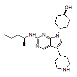 trans-4-[2-[(S)-2-Pentylamino]-5-(4-piperidyl)-7H-pyrrolo[2,3-d]pyrimidin-7-yl]cyclohexanol