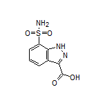 7-Sulfamoyl-1H-indazole-3-carboxylic Acid
