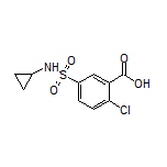 2-Chloro-5-(N-cyclopropylsulfamoyl)benzoic Acid