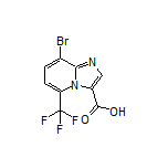 8-Bromo-5-(trifluoromethyl)imidazo[1,2-a]pyridine-3-carboxylic Acid