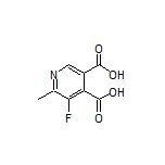 5-Fluoro-6-methylpyridine-3,4-dicarboxylic Acid