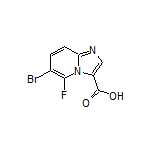 6-Bromo-5-fluoroimidazo[1,2-a]pyridine-3-carboxylic Acid