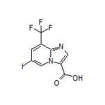 6-Iodo-8-(trifluoromethyl)imidazo[1,2-a]pyridine-3-carboxylic Acid