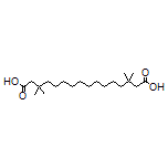 3,3,14,14-Tetramethylhexadecanedioic Acid